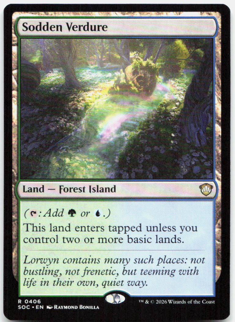 Sodden Verdure NM R Commander: Secrets of Strixhaven 406