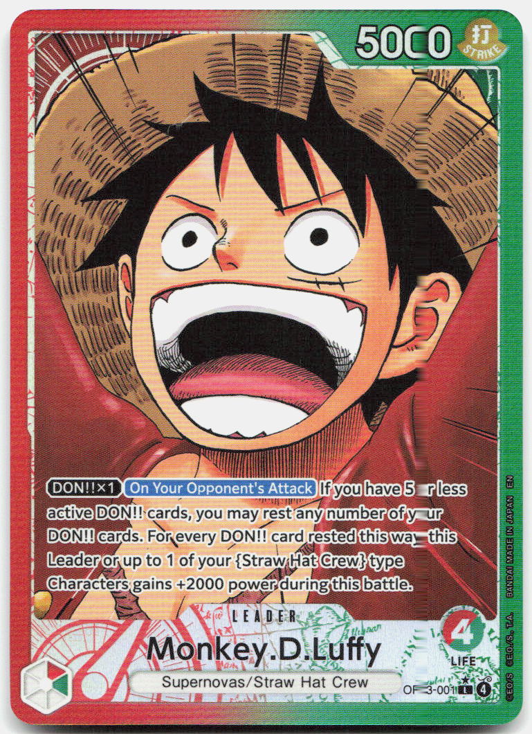 Monkey.D.Luffy (001) (Alternate Art) NM Foil L Carrying On His Will OP13-001