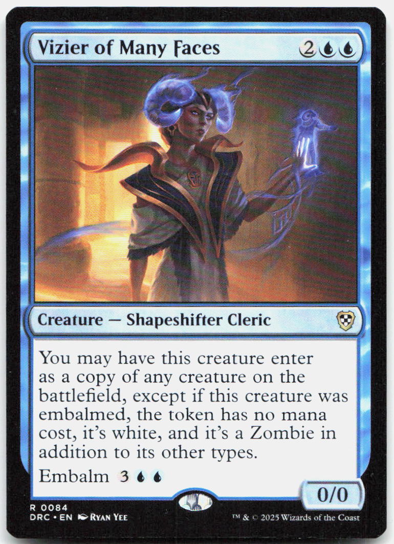 Vizier of Many Faces NM R Commander: Aetherdrift 84