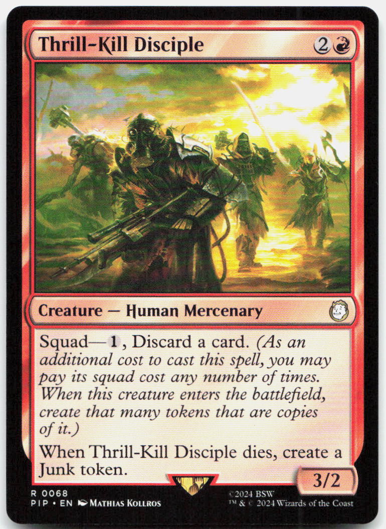 Thrill-Kill Disciple NM R Universes Beyond: Fallout 68