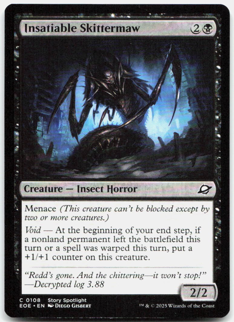 Insatiable Skittermaw NM C Edge of Eternities 108