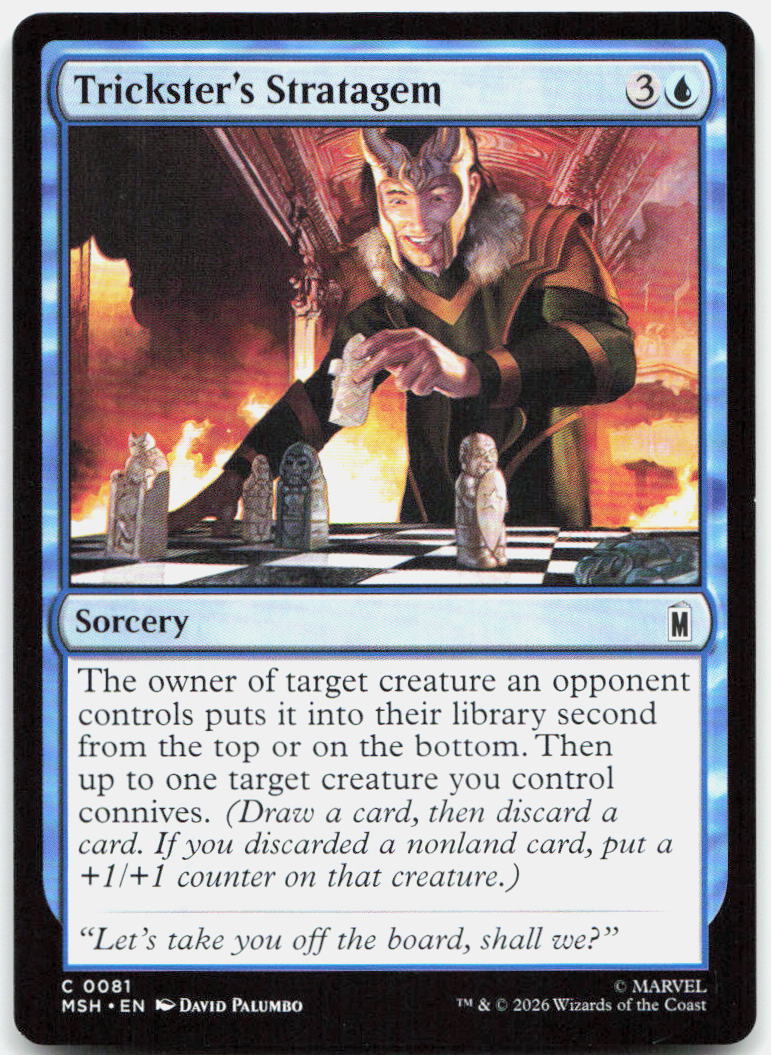 Trickster's Stratagem NM C Marvel Super Heroes 81