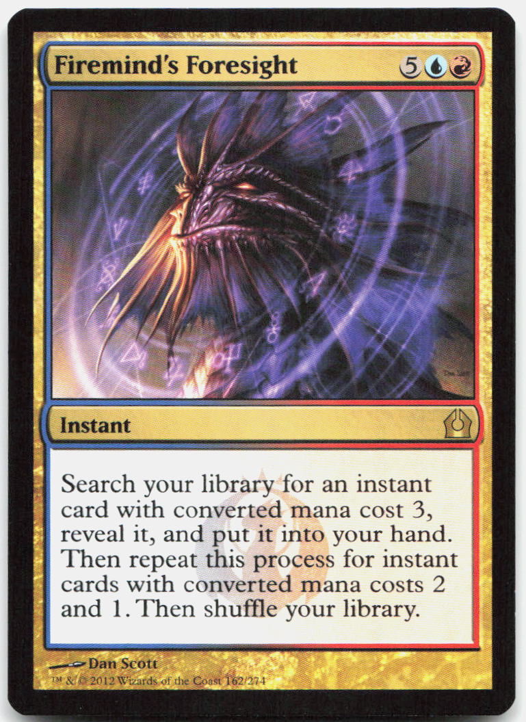 Firemind's Foresight NM R Return to Ravnica 162