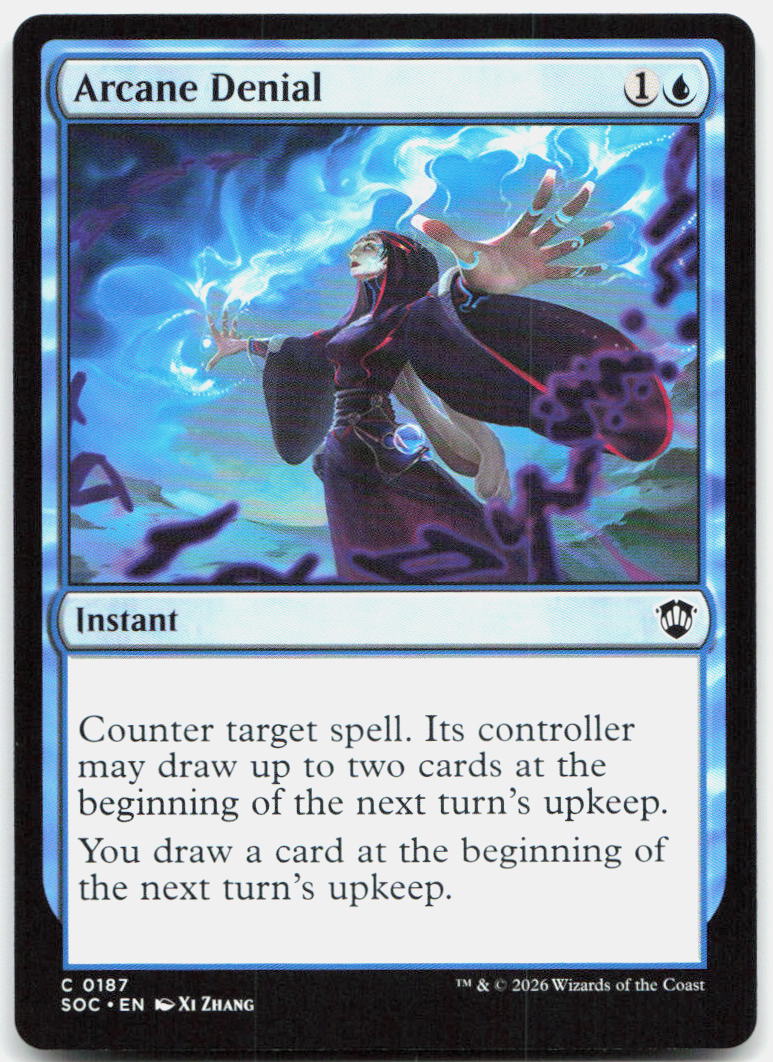 Arcane Denial NM C Commander: Secrets of Strixhaven 187