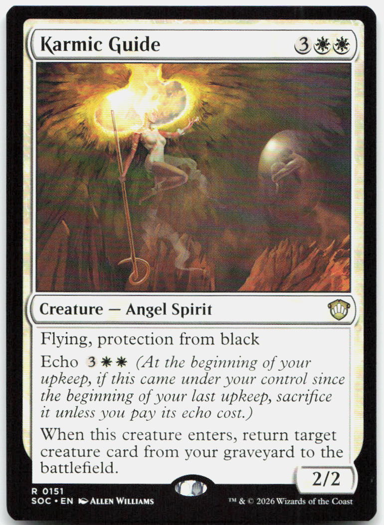 Karmic Guide NM R Commander: Secrets of Strixhaven 151