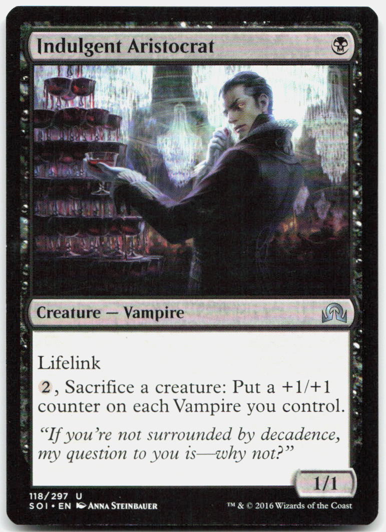 Indulgent Aristocrat NM U Shadows over Innistrad 118