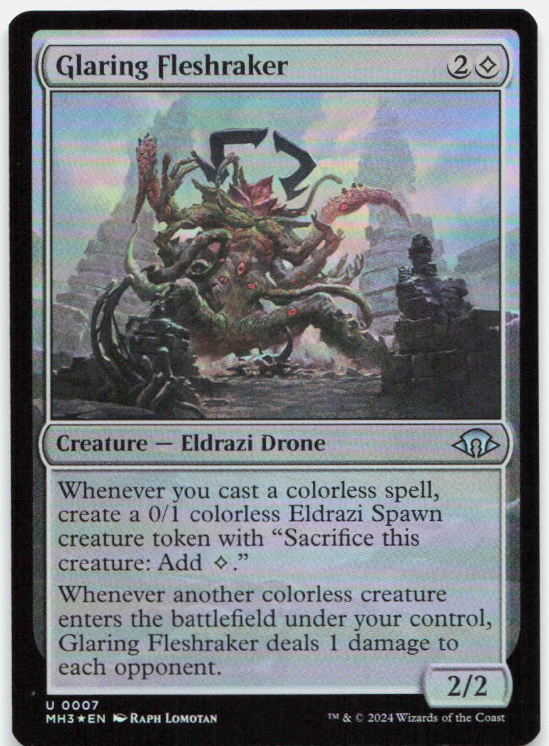 Glaring Fleshraker NM Foil U Modern Horizons 3 7