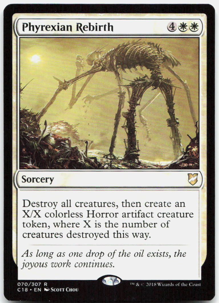 Phyrexian Rebirth NM R Commander 2018 70