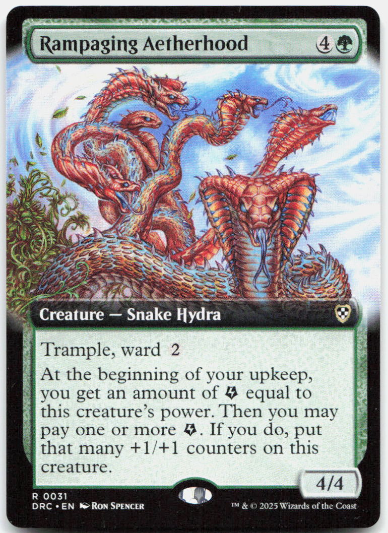 Rampaging Aetherhood (Extended Art) NM R Commander: Aetherdrift 31