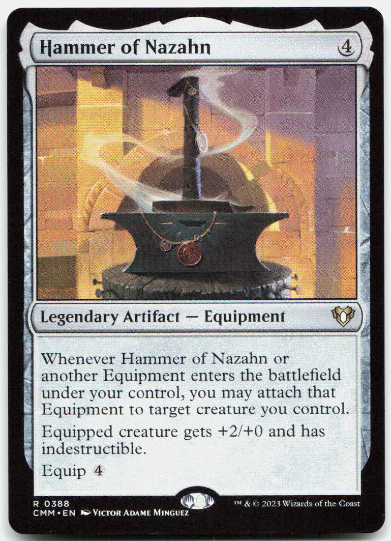 Hammer of Nazahn NM R Commander Masters 388
