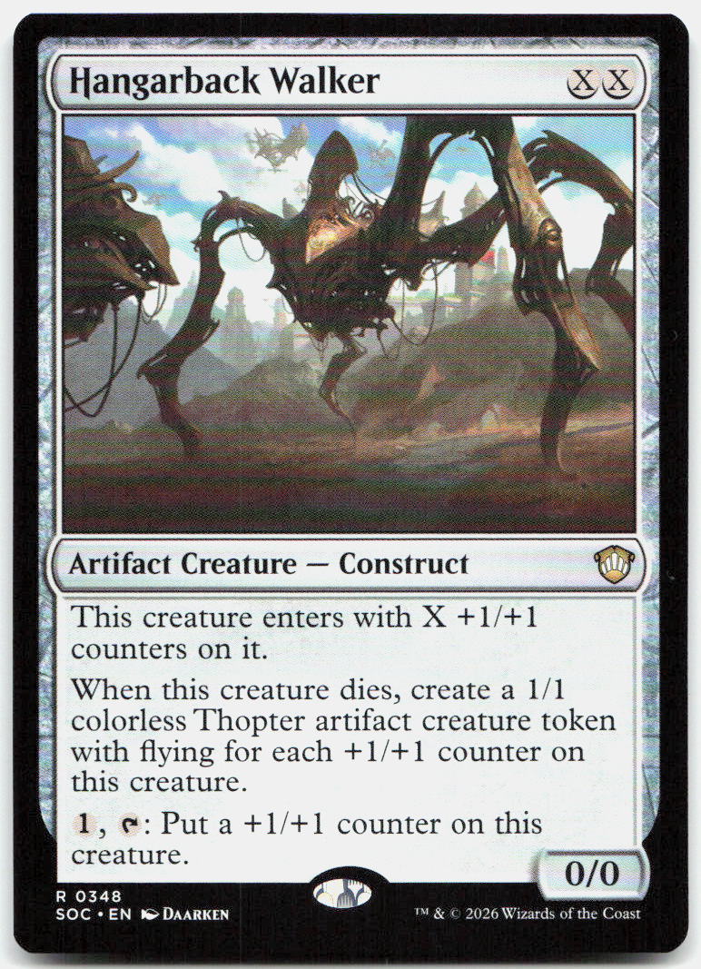 Hangarback Walker NM R Commander: Secrets of Strixhaven 348