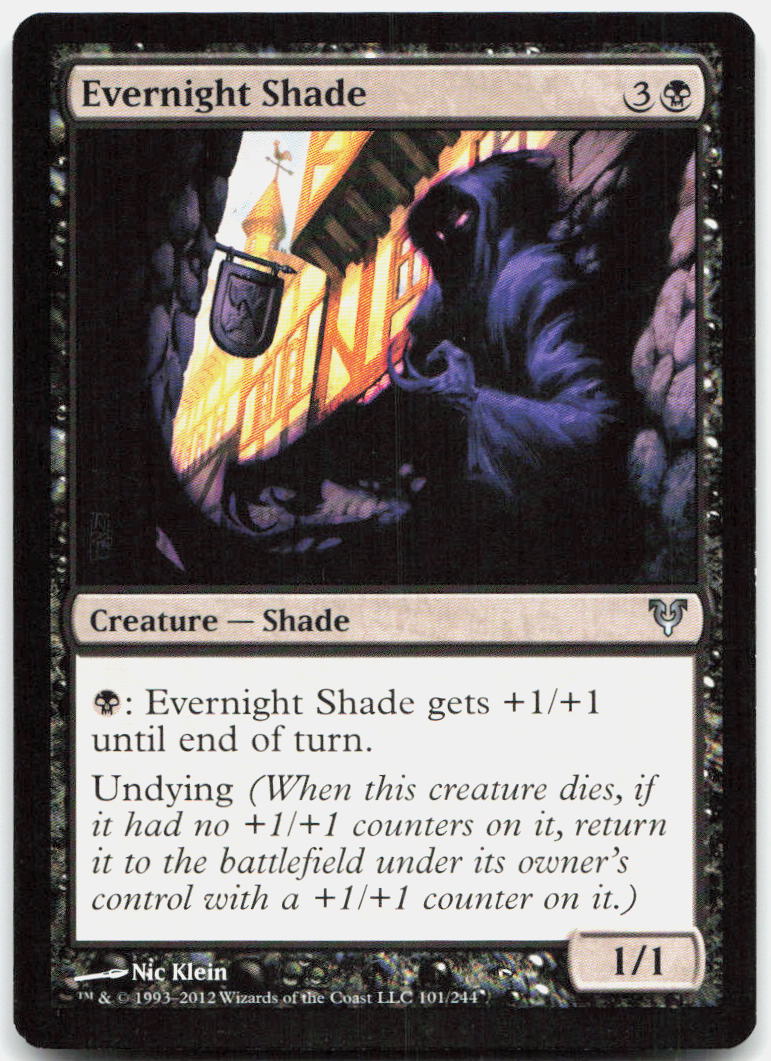 Evernight Shade NM U Avacyn Restored 101