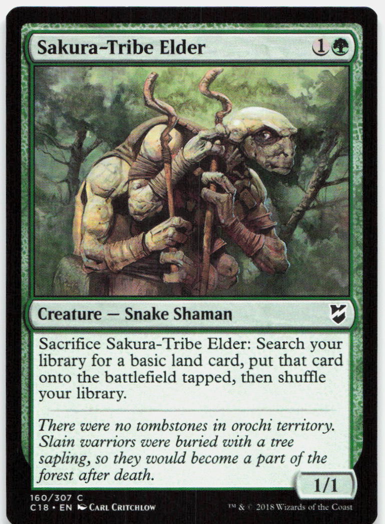 Sakura-Tribe Elder NM C Commander 2018 160