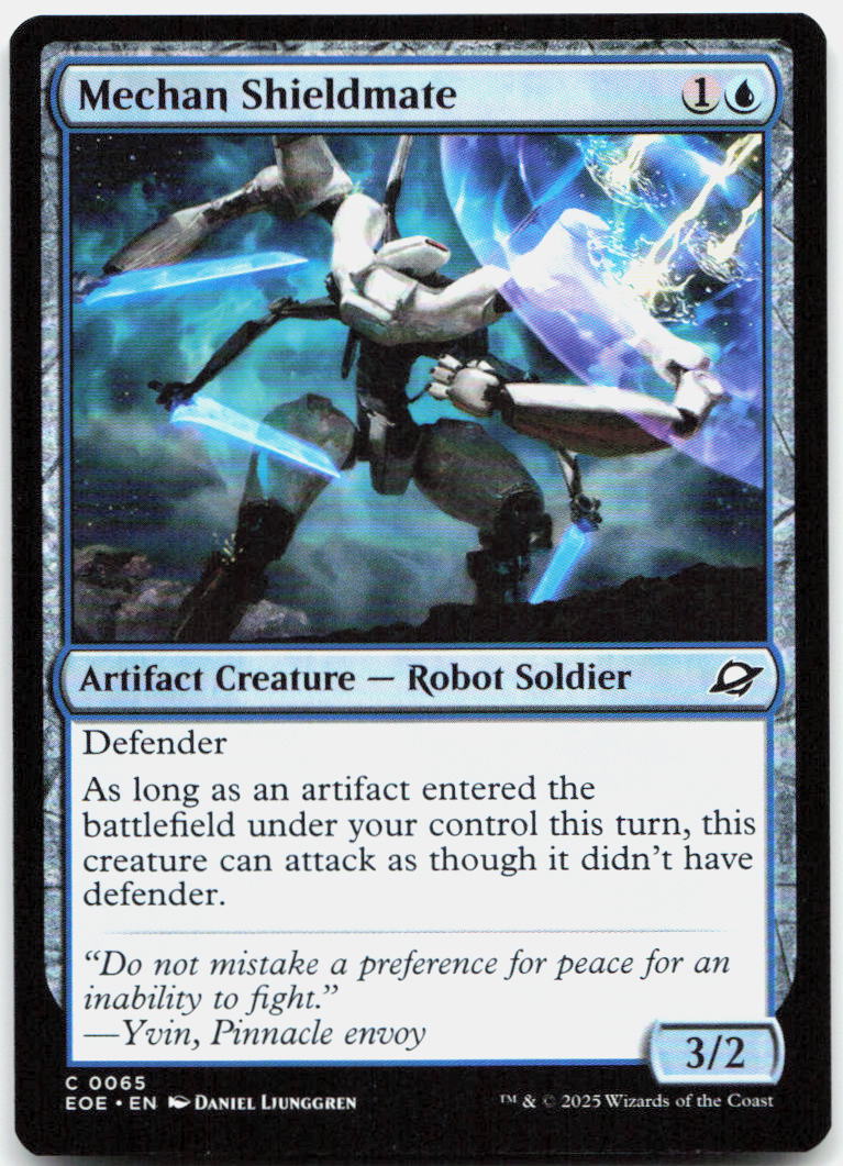 Mechan Shieldmate NM C Edge of Eternities 65