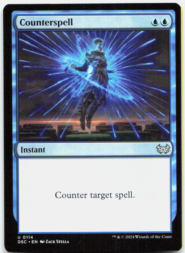 Counterspell NM U Commander: Duskmourn: House of Horror 114