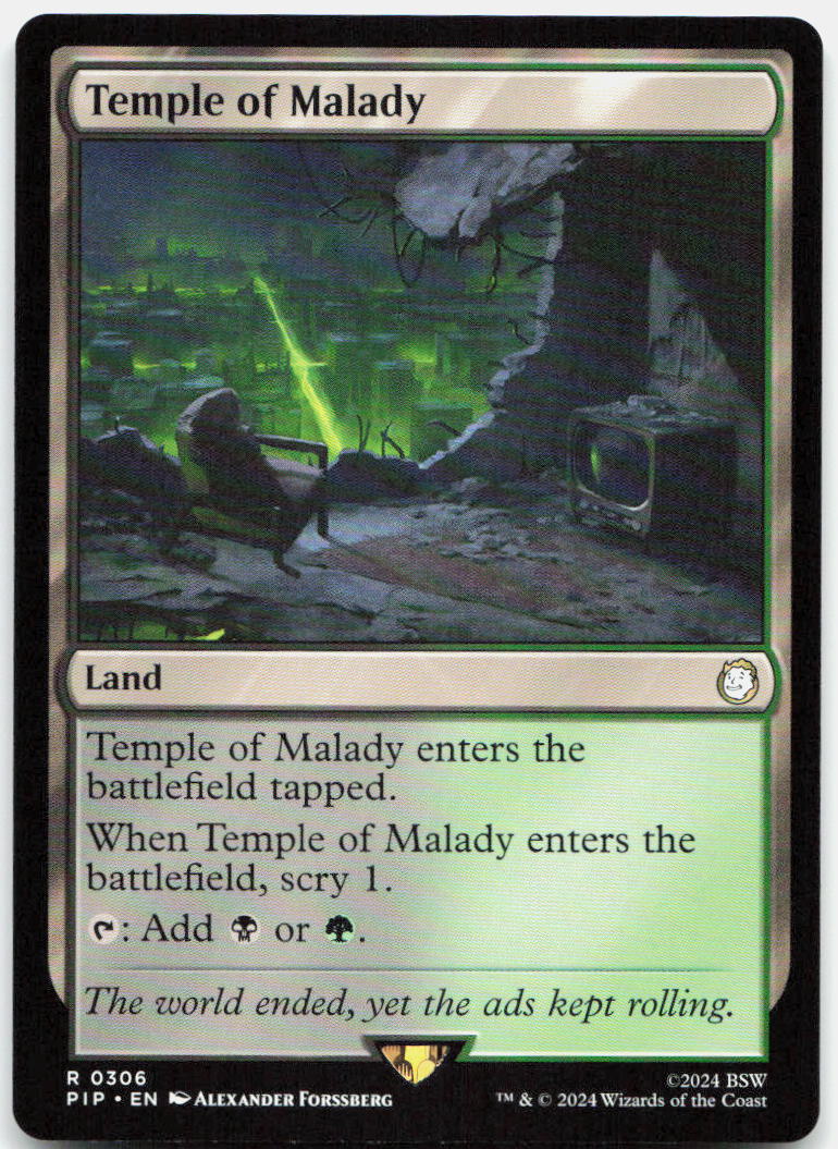 Temple of Malady NM R Universes Beyond: Fallout 306