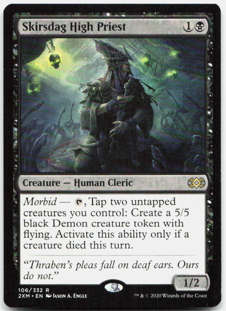 Skirsdag High Priest NM R Double Masters 106