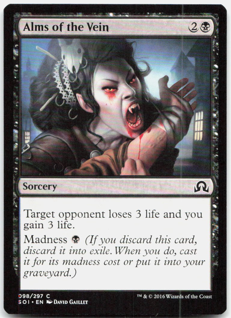 Alms of the Vein NM C Shadows over Innistrad 98