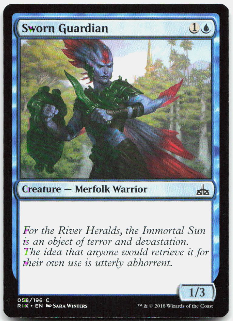 Sworn Guardian NM C Rivals of Ixalan 58