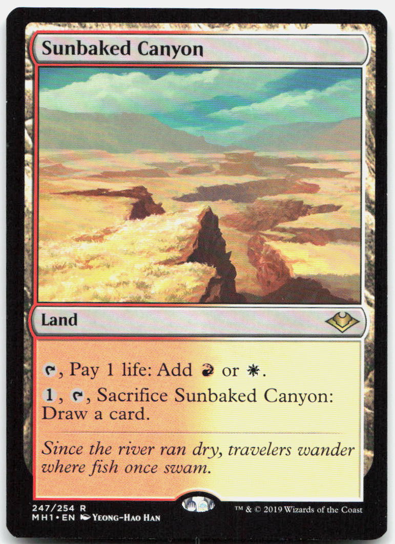 Sunbaked Canyon NM R Modern Horizons 247