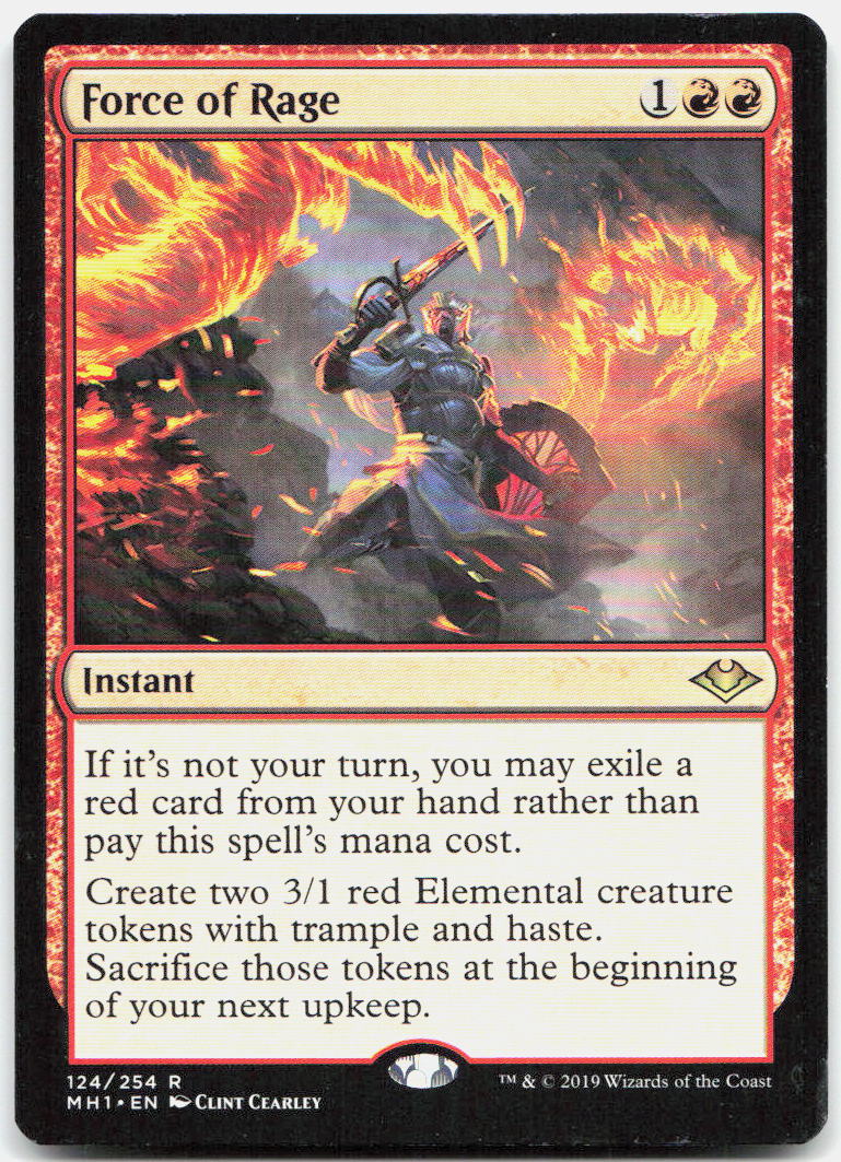 Force of Rage NM R Modern Horizons 124