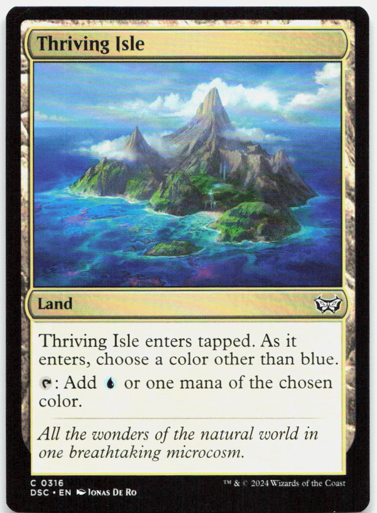 Thriving Isle NM C Commander: Duskmourn: House of Horror 316