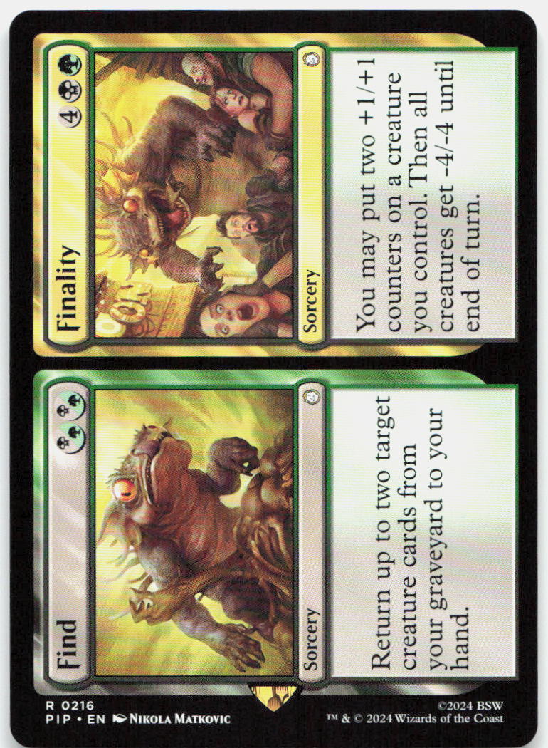 Find // Finality NM R Universes Beyond: Fallout 216