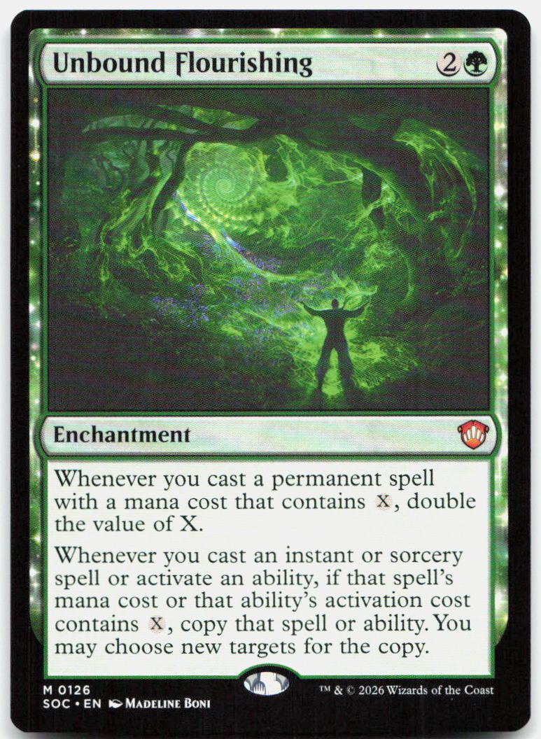 Unbound Flourishing NM M Commander: Secrets of Strixhaven 126