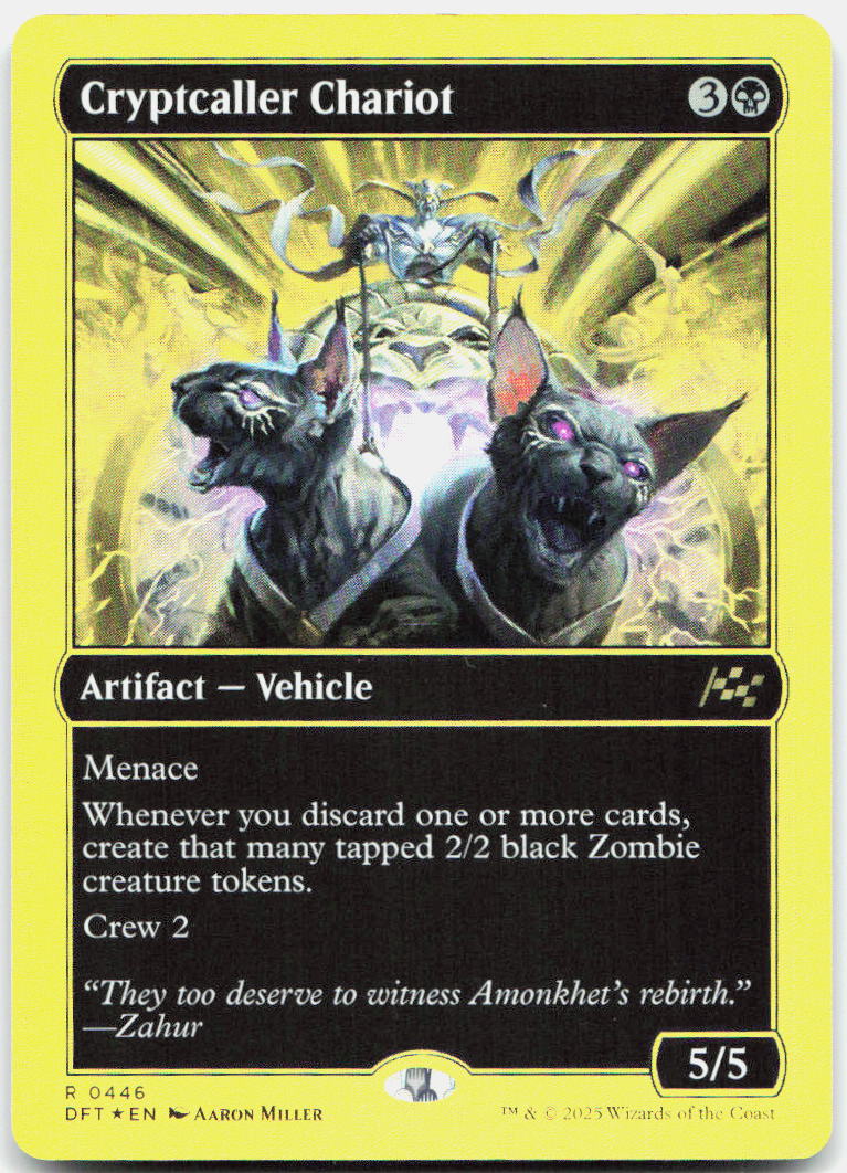 Cryptcaller Chariot (First-Place Foil) NM Foil R Aetherdrift 446