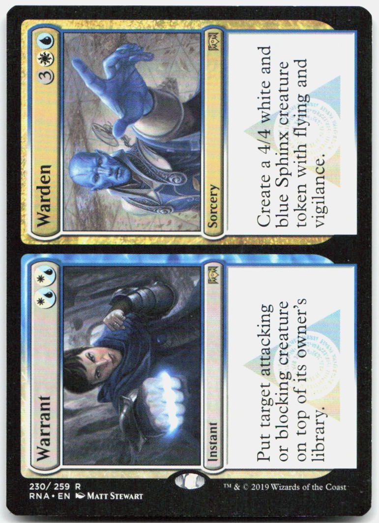 Warrant // Warden NM R Ravnica Allegiance 230