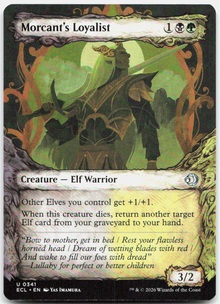 Morcant's Loyalist (Showcase) NM U Lorwyn Eclipsed 341