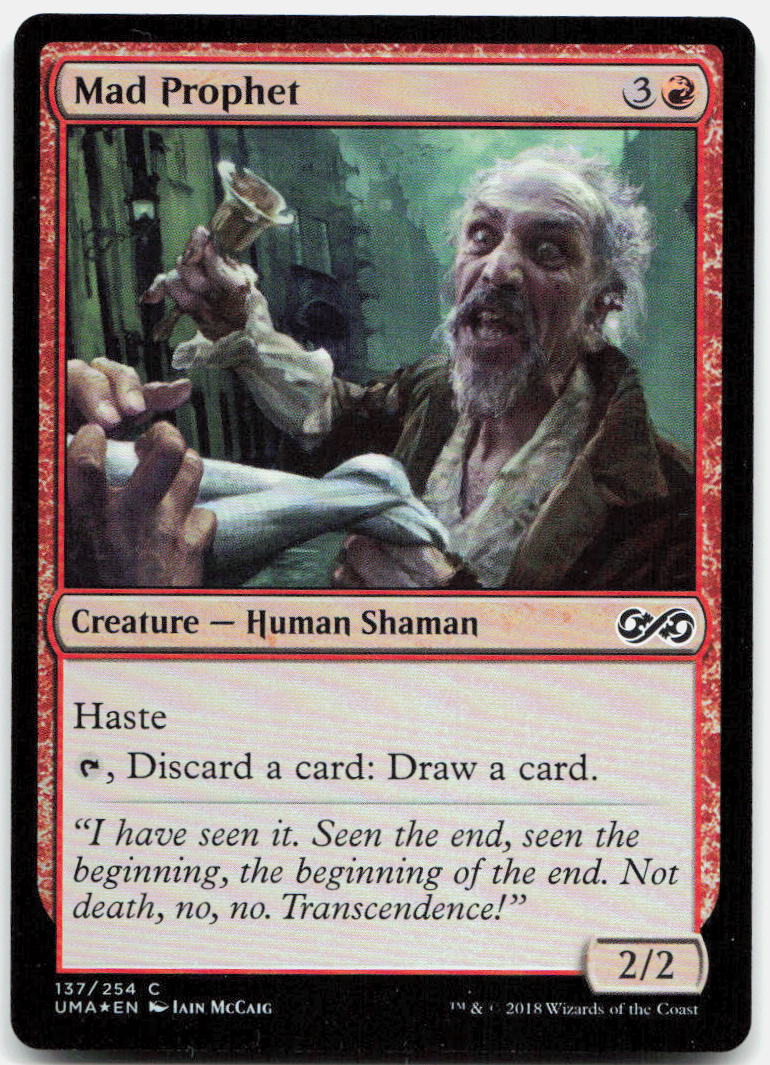 Mad Prophet NM Foil C Ultimate Masters 137