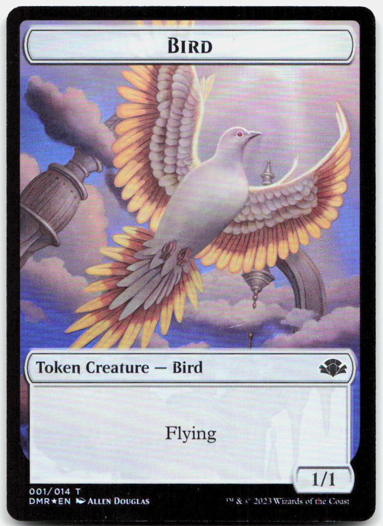 Goblin // Bird Double-Sided Token NM Foil T Dominaria Remastered 7 // 1