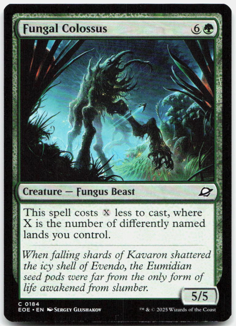 Fungal Colossus NM C Edge of Eternities 184