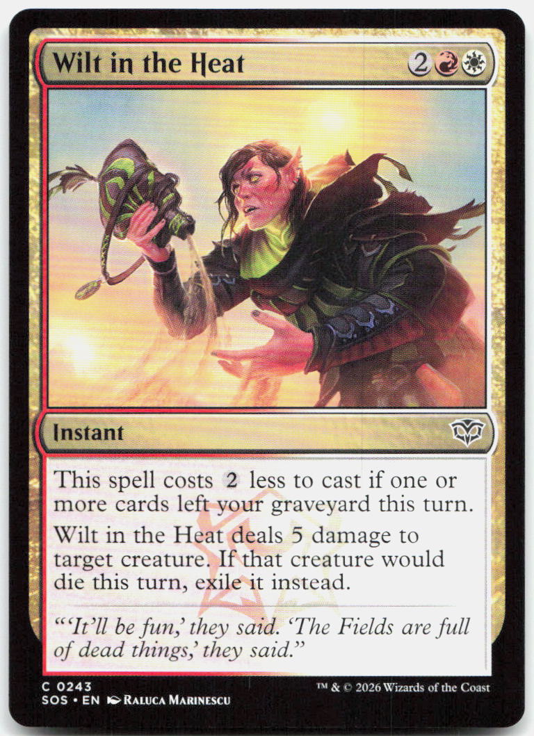 Wilt in the Heat NM C Secrets of Strixhaven 243