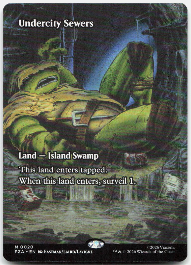 Undercity Sewers (Borderless) NM M Teenage Mutant Ninja Turtles Source Material