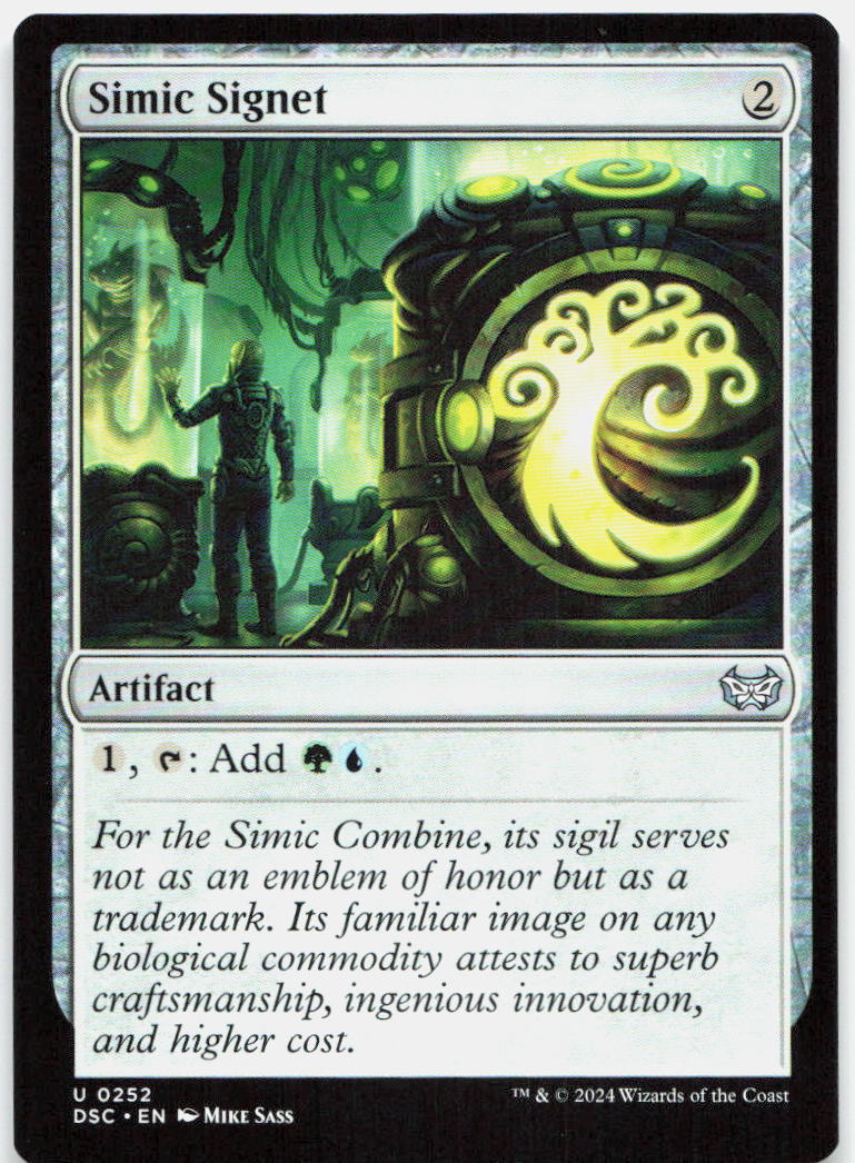 Simic Signet NM U Commander: Duskmourn: House of Horror 252