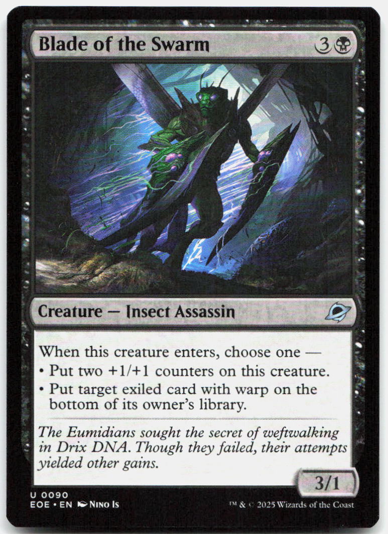 Blade of the Swarm NM U Edge of Eternities 90