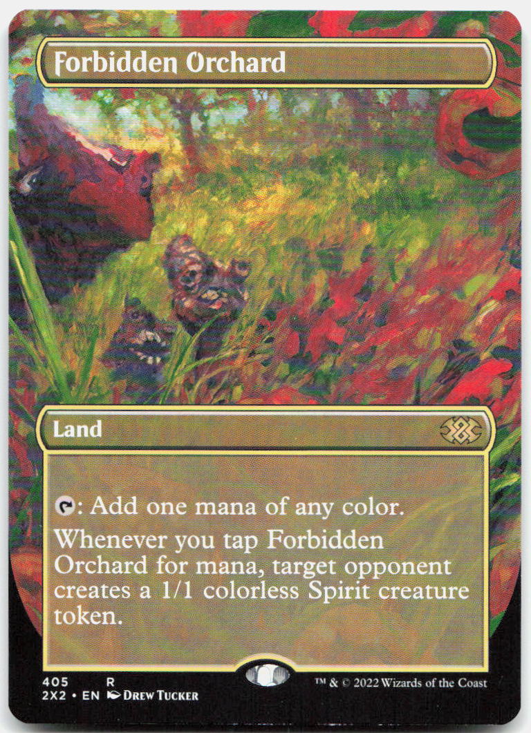 Forbidden Orchard (Borderless) NM R Double Masters 2022 405