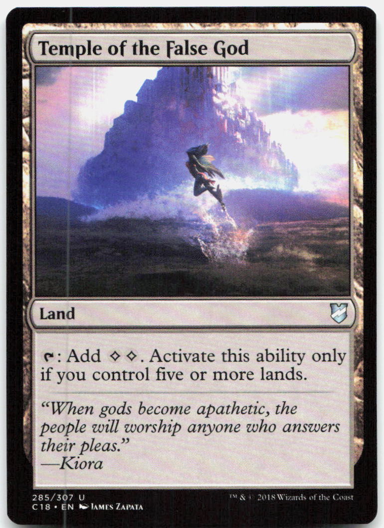 Temple of the False God NM U Commander 2018 285