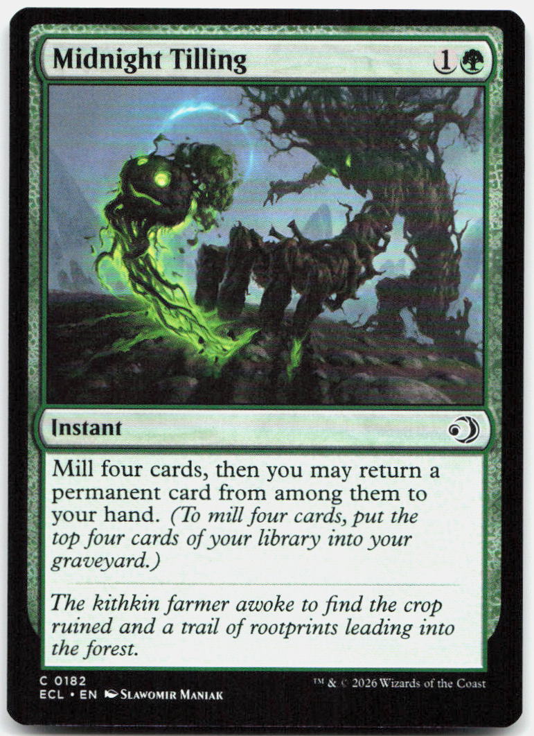 Midnight Tilling NM C Lorwyn Eclipsed 182