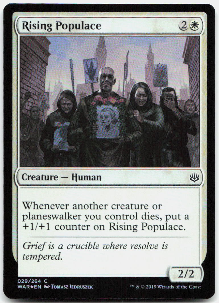 Rising Populace NM Foil C War of the Spark 29