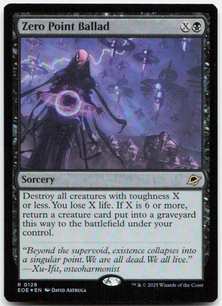 Zero Point Ballad NM Foil R Edge of Eternities 128