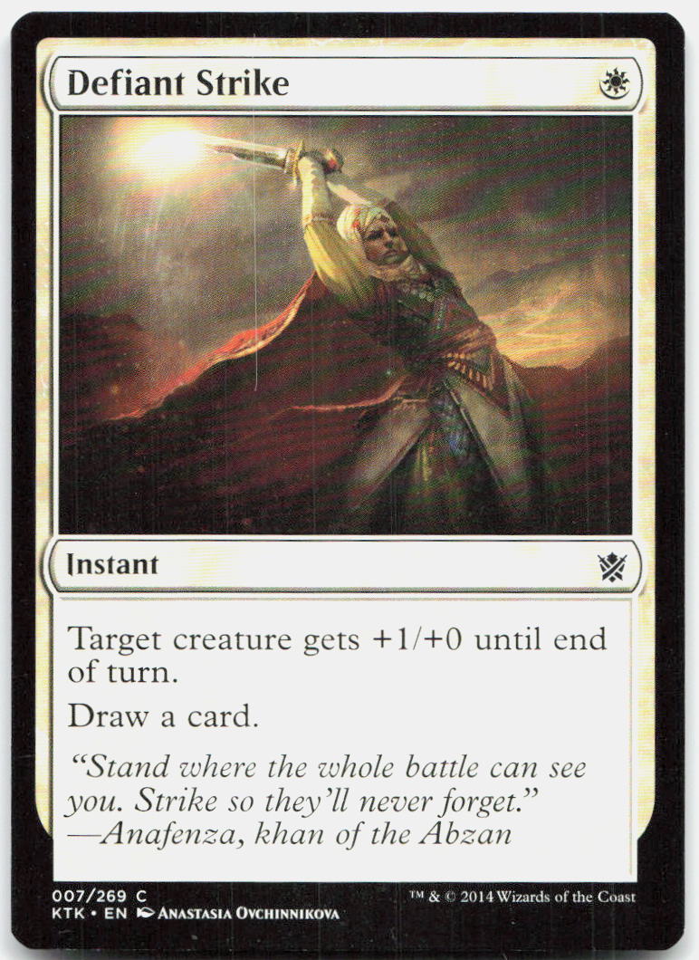 Defiant Strike NM C Khans of Tarkir 7