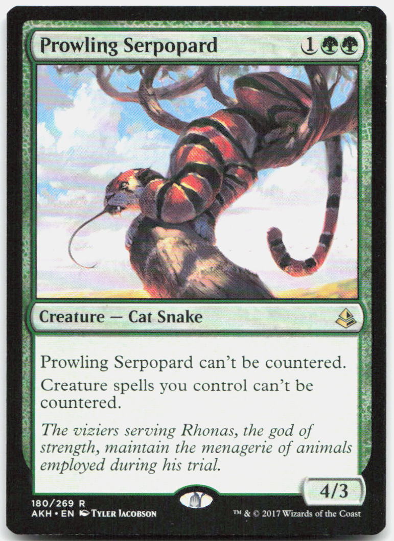 Prowling Serpopard NM R Amonkhet 180