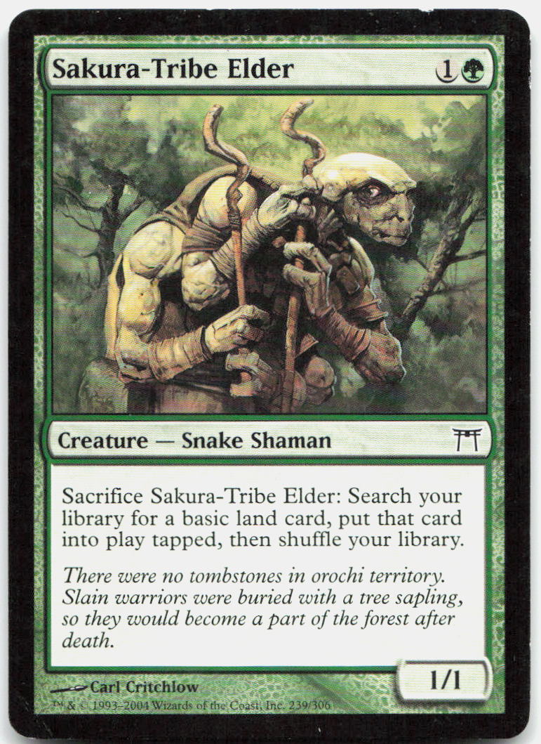 Sakura-Tribe Elder NM C Champions of Kamigawa 239