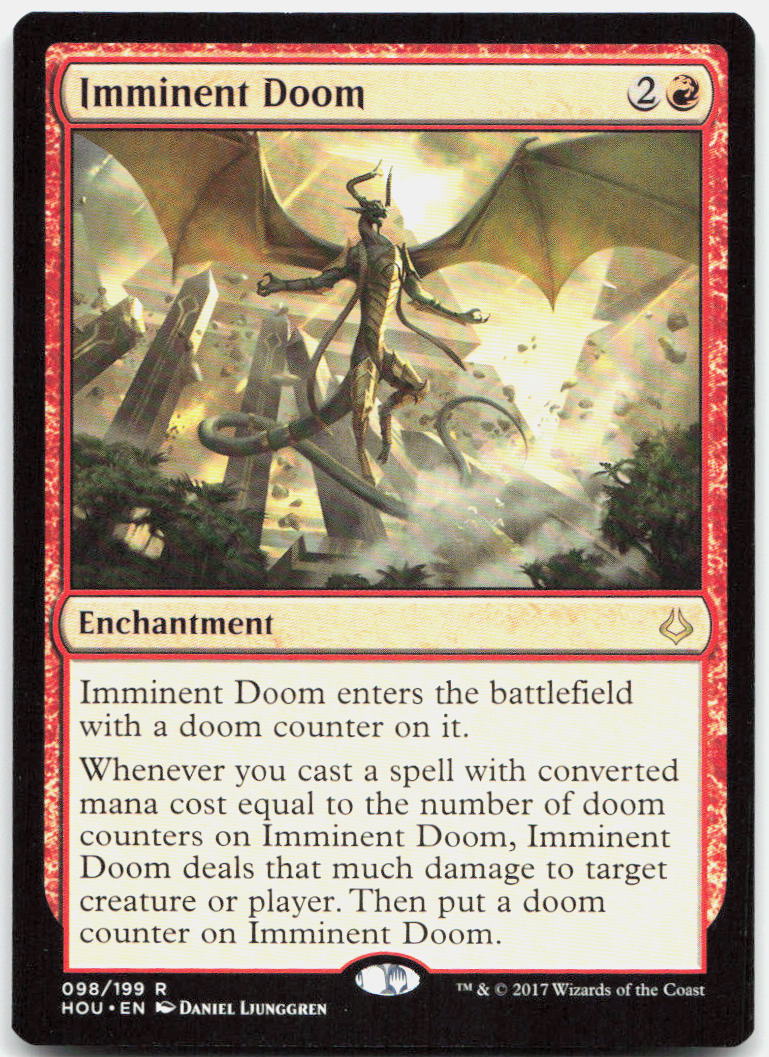 Imminent Doom NM R Hour of Devastation 98