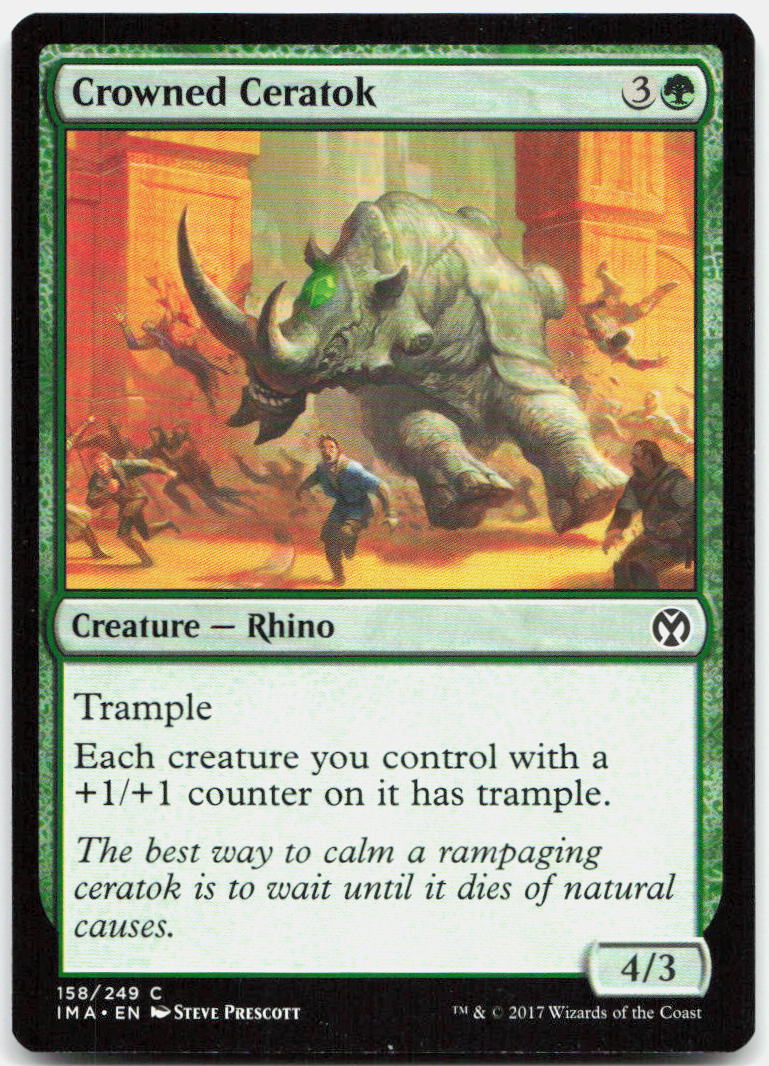 Crowned Ceratok NM C Iconic Masters 158