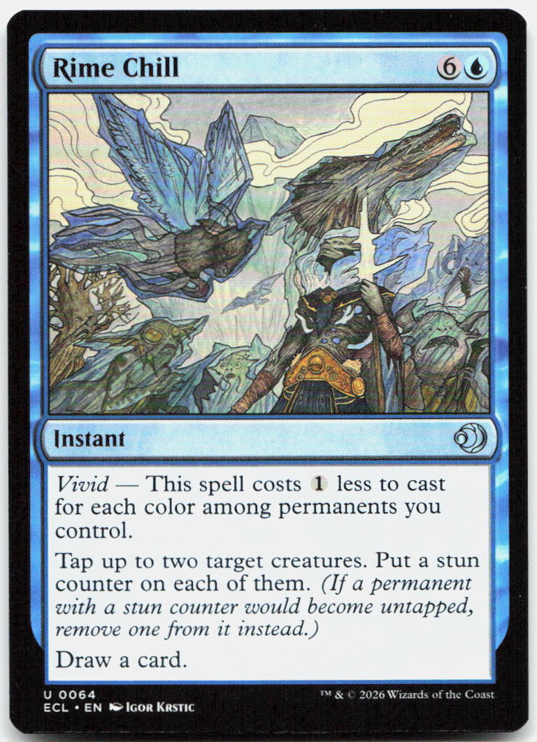 Rime Chill NM U Lorwyn Eclipsed 64