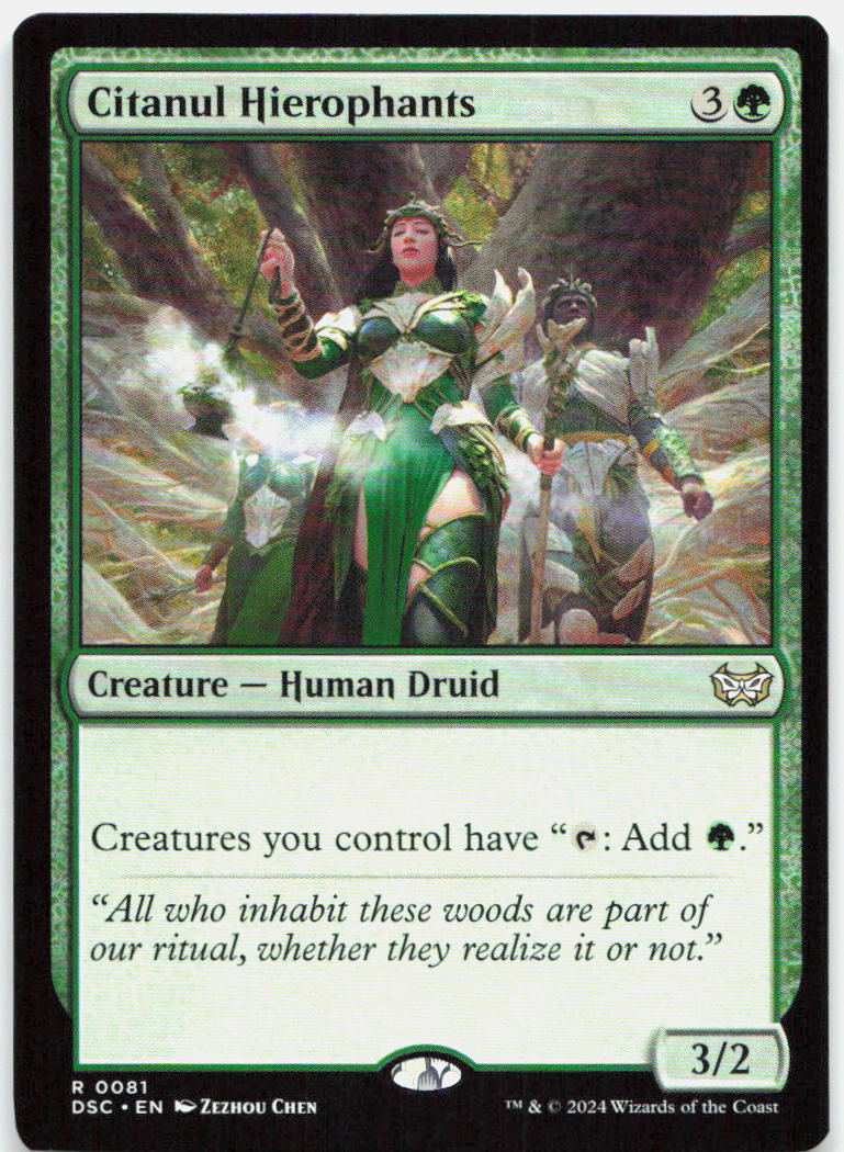 Citanul Hierophants NM R Commander: Duskmourn: House of Horror 81